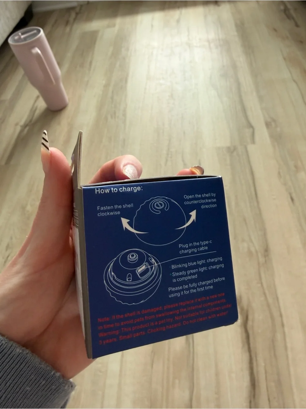 Smart Bouncing Ball for dog - Blue